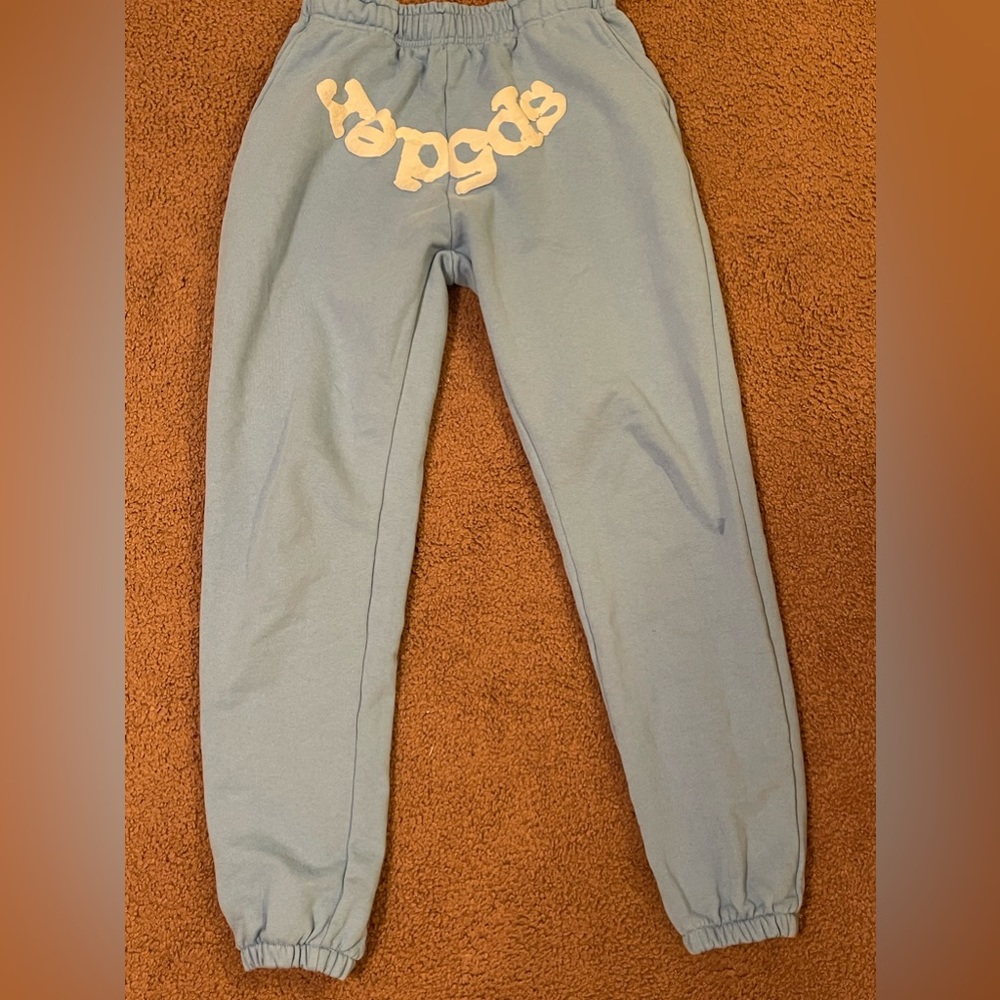 Sp5der/Spider Worldwide Light Blue Sweatpants